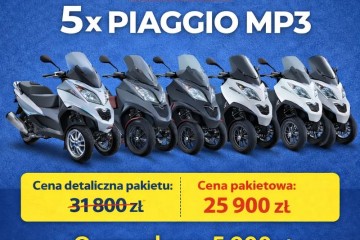 Pakiet Piaggio MP3 5 szt. | 2013-2018 | Dokumenty | Okazja | Na kat B!