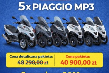 Pakiet Piaggio MP3 5 szt. | 2013-2024 | Dokumenty | Okazja | Na kat B!