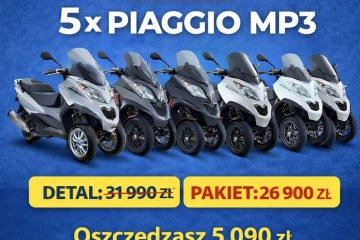 Pakiet Piaggio MP3 5 szt. | 2015-2021 | Dokumenty | Okazja | Na kat B!